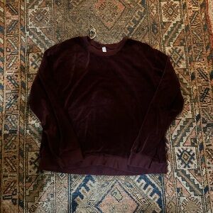 EUC Cotton Velour American Apparel Sweatshirt